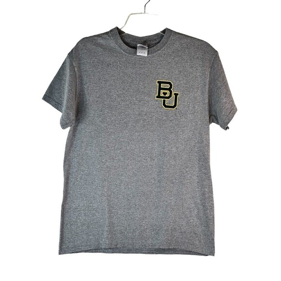 Baylor University Bears Gray Tee Shirt Tailgates Traditions Touchdowns Size Med - Picture 1 of 5